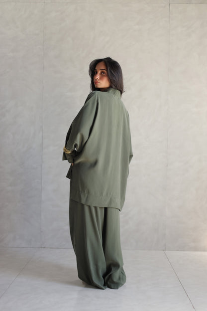 Everyday flow set  deep forest green