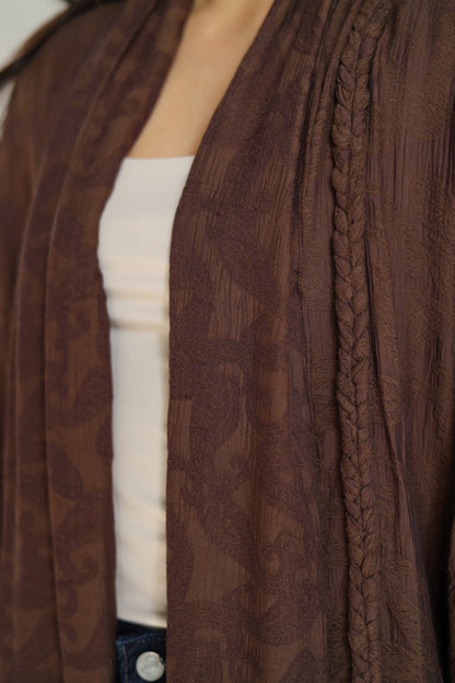 Halo Braids kimono chocolate
