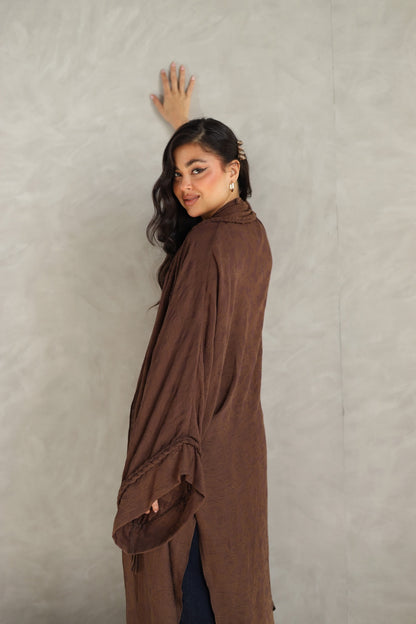 Halo Braids kimono chocolate