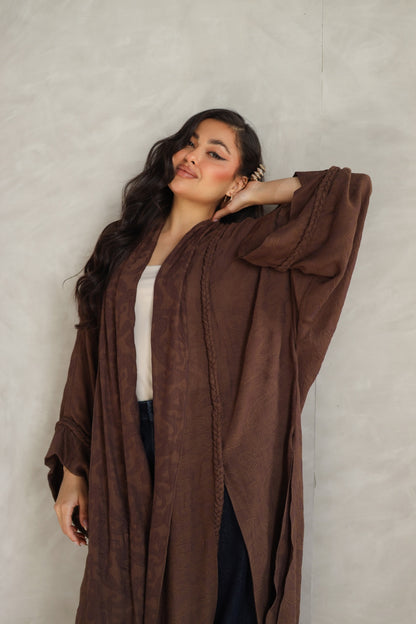 Halo Braids kimono chocolate