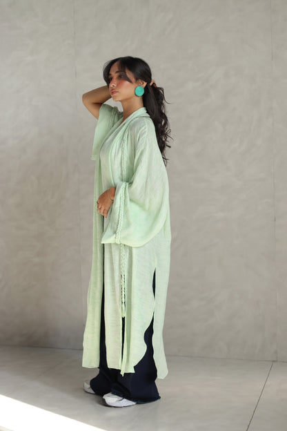 Halo Braids kimono jelly mint