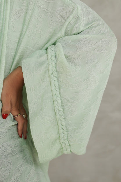 Halo Braids kimono jelly mint