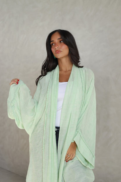 Halo Braids kimono jelly mint