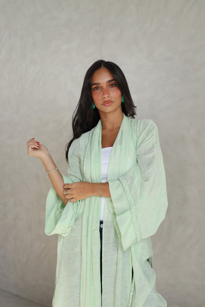 Halo Braids kimono jelly mint