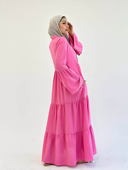 SERENITY DRESS IN HOT PINK